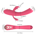 SacKnove Adult Product Vendor 2 In 1 Vibration Tongue Lick Vibrator Woman Clit Ass Licking g Spot Wand Vagina Sex Toy